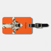 Grappige Giraffe Bagage Label (Voorkant horizontaal)