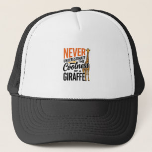Grappige Giraffe Citaat Vintage Vector T-Shirt Ont Trucker Pet