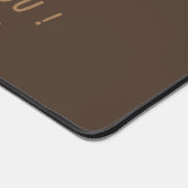 Grappige Giraffe Desk Mat met aangepaste tekst en (Hoek)