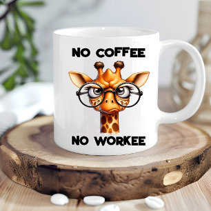 Grappige Giraffe Humor Cadeau - Lachwekkend Honden Mok