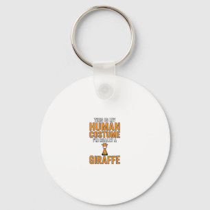 Grappige Giraffe Kostuum Vector T-shirt Ontwerp_1 Sleutelhanger