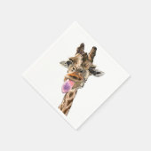 Grappige Giraffe Napkins Smile Servet (Hoek)