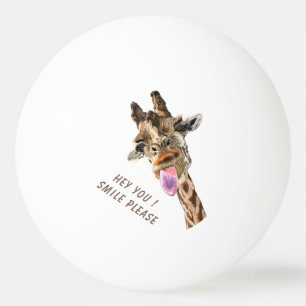Grappige Giraffe Ping Pong Ballen