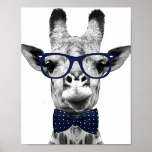  grappige Giraffe Poster