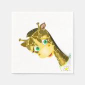 Grappige Giraffe Servetten (Voorkant)