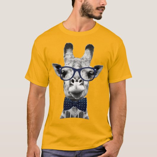 grappige Giraffe T-Shirt (Voorkant)