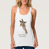 Grappige Giraffe Tanktop (Voorkant)
