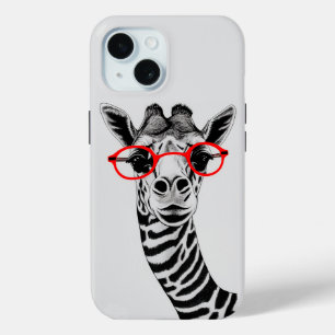 Grappige Giraffe Telefoon Case