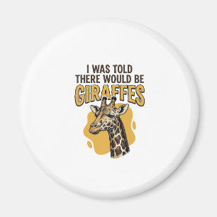 Grappige Giraffe Vintage Gravure Shirt Ontwerp_1 Magneet