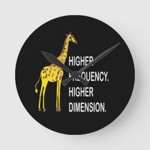 Grappige Giraffe Woordgrap Ronde Klok