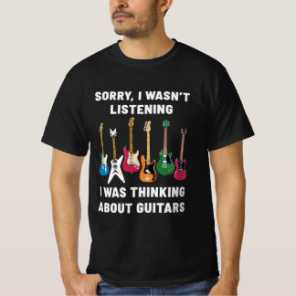 Grappige gitaar citaat t-shirt