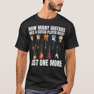 Grappige gitaar voor gitaarspeler t-shirt