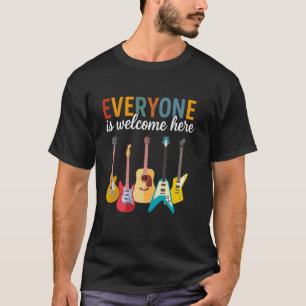 Grappige Gitaren Iedereen is hier welkom voor gita T-shirt
