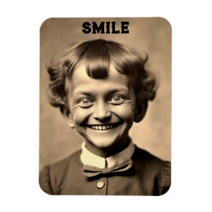 Grappige "glimlach" magneet