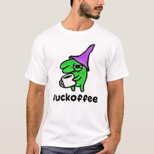 Grappige Glimlachende Vrienden Glep Koffie Humor M T-shirt