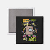 Grappige glutenvrije levensstijl coeliakie magneet (Voorkant / Achterkant)