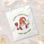 Grappige Gnome kerstfeest gunstzakken Bedankzakje (Geknipt)
