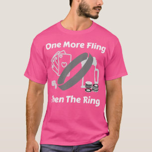 Grappige gok één laatste vrijpartij vrijgezellenfe t-shirt