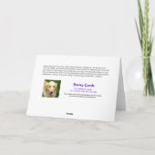 Grappige Golden Retriever met Treats Advent Kalend Kaart (Achterkant)