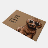 Grappige Goldendoodle Deurmat (Schuin)