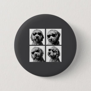 Grappige Goldendoodle Meme Schattige Doodle Fotoho Ronde Button 5,7 Cm