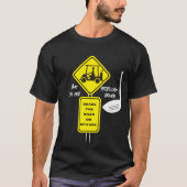 Grappige Golf Cart Driver T-shirt (Voorkant)