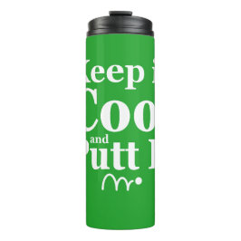 Grappige golf citaat houd het koel en zet het thermosbeker