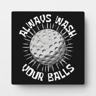 Grappige golf fotoplaat