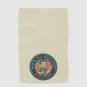 Grappige Golf Golfhanddoek (Voorkant)