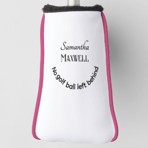 Grappige golf grap minimalistische elegante aangep golfheadcover