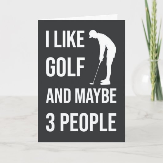 Grappige Golf Kaarten Sporthumor Voor Golf Vriend (Voorkant)