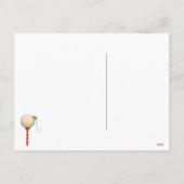 grappige golf kerstkaart feestdagenkaart (Achterkant)