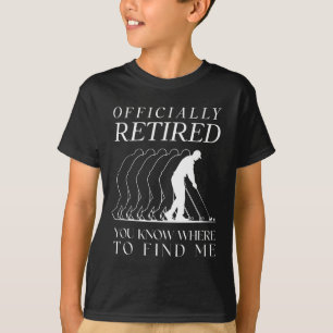 Grappige Golf Officieel Gepensioneerde Golfer Golf T-shirt