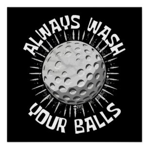 Grappige-golf Perfect Poster