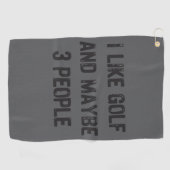 Grappige Golf Sarcastische Spreuken Golf Golfhanddoek (Horizontaal)