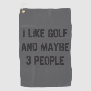 Grappige Golf Sarcastische Spreuken Golf Golfhanddoek
