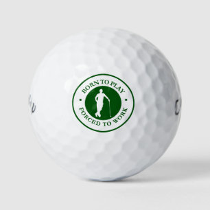 Grappige Golf Thema Humor Uitvoerende Golfballen