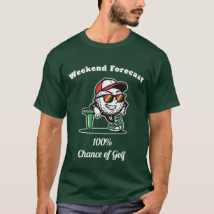 Grappige Golf Vader  T-shirt