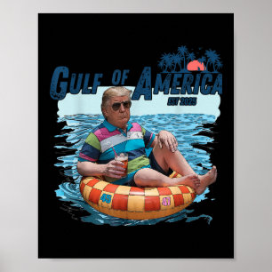 Grappige Golf van Amerika 2025 Amerikaanse FLA Poster