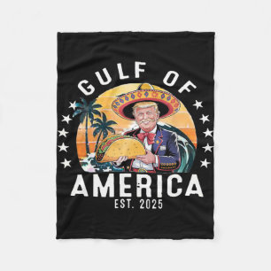 Grappige Golf van Amerika Est 2025 President Trump Fleece Deken