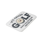 Grappige golfbadmat voor golfer badmat (Gekanteld)