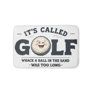 Grappige golfbadmat voor golfer badmat