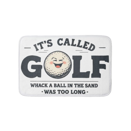 Grappige golfbadmat voor golfer badmat (Voorkant)