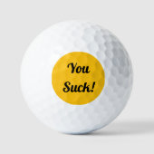 Grappige Golfbal Golfballen (Voorkant)
