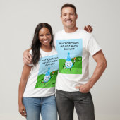 Grappige golfbal verjaardag grap t-shirt (Unisex)