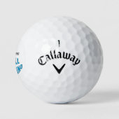 Grappige golfballen 50e verjaardag (Logo)