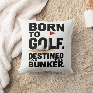 Grappige golfcitaat voor golfverslaafden kussen