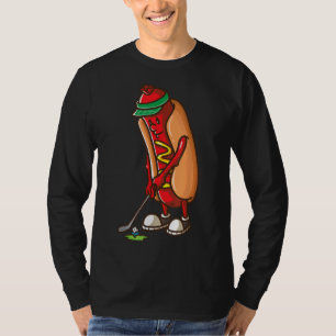 Grappige Golfen Hot Dog Golf Gifts voor Heren Jong T-shirt