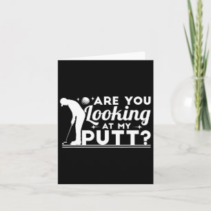 Grappige Golfende Mannen Golf Humor Golfer Kaart
