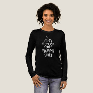 Grappige Golfer Dit is Mijn Golf Pyjama Pyjama Shi Tri-Blend Shirt